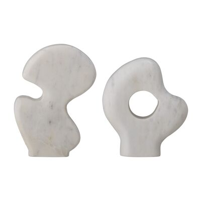 Laki Deco, White, Marble