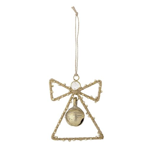 Jeanie Ornament, Gold, Metal