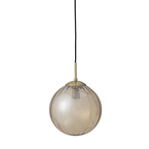 Heloise Pendant Lamp, Brown, Glass