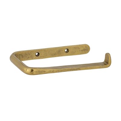 Neve Toilet Roll Holder, Brass, Metal