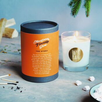 Montana Fireside Glow Vegan Soy Candle 4