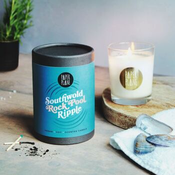 Southwold Rockpool Ripple Vegan Soy Candle 2