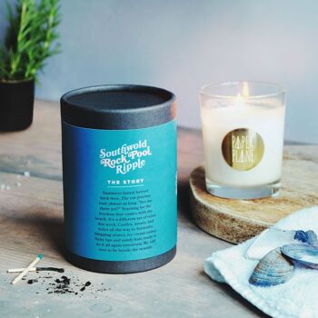 Southwold Rockpool Ripple Vegan Soy Candle 3