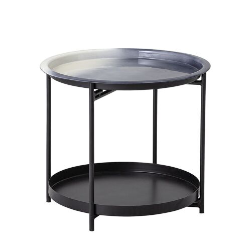 Adelina Sidetable, Grey, Metal