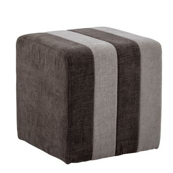 Pouf Flint, marron, polyester 2