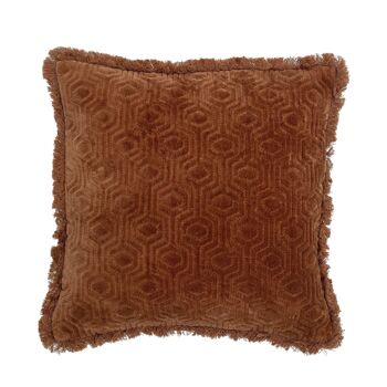 Coussin Mahado, Orange, Coton