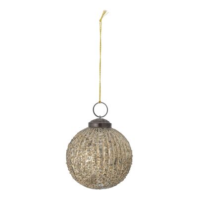 Karola Ornament, Gold, Glass