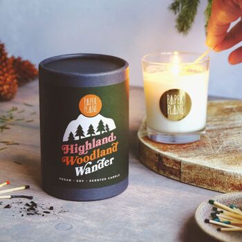 Highland Woodland Wander Vegan Soy Candle 2