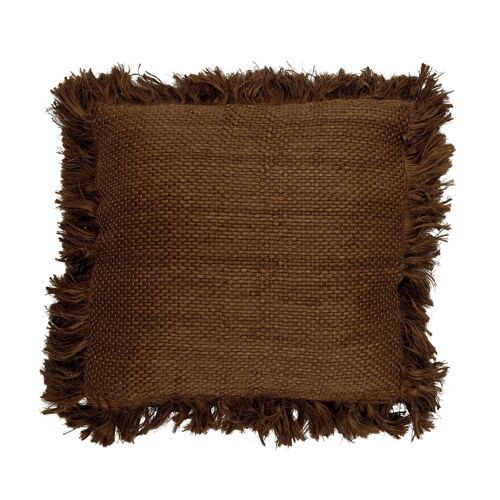 Enola Cushion, Brown, Jute