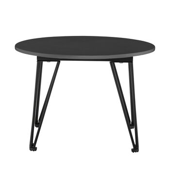 Table basse Mundo, Noir, Fibre-ciment 1