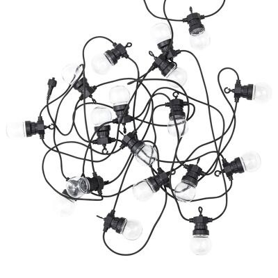 Nero String Light, Black, Plastic