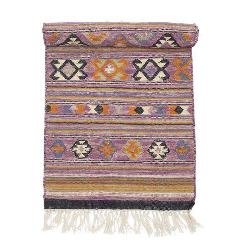 Yolanda Rug, Purple, Cotton