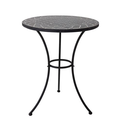 Lala Café Table, Black, Stone