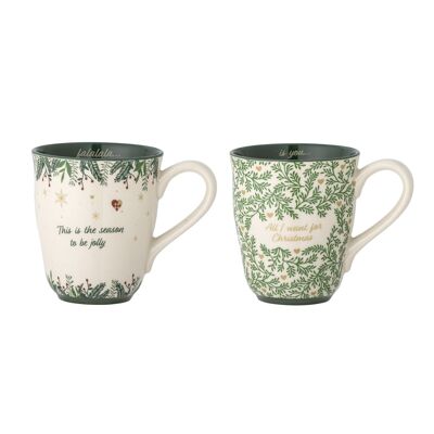 Taza Grazia, verde, gres