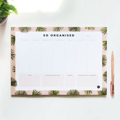 So Organized Desk Planner