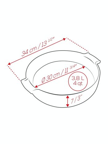 PLATEAU ROND PEUGEOT 34x29x7 BLEU 2