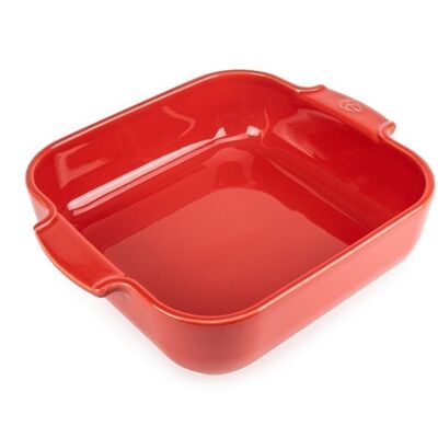 PLATEAU PEUGEOT CARRE 28x23x7 ROUGE