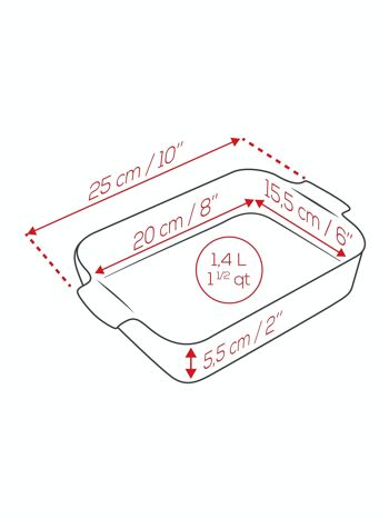 PLATEAU RECTANGULAIRE PEUGEOT 25x16x6 ECRU 2