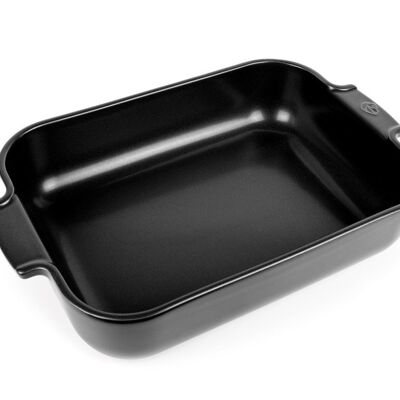 PEUGEOT RECTANGULAR TRAY 36x23x7 APPOLIA BLACK SAT.