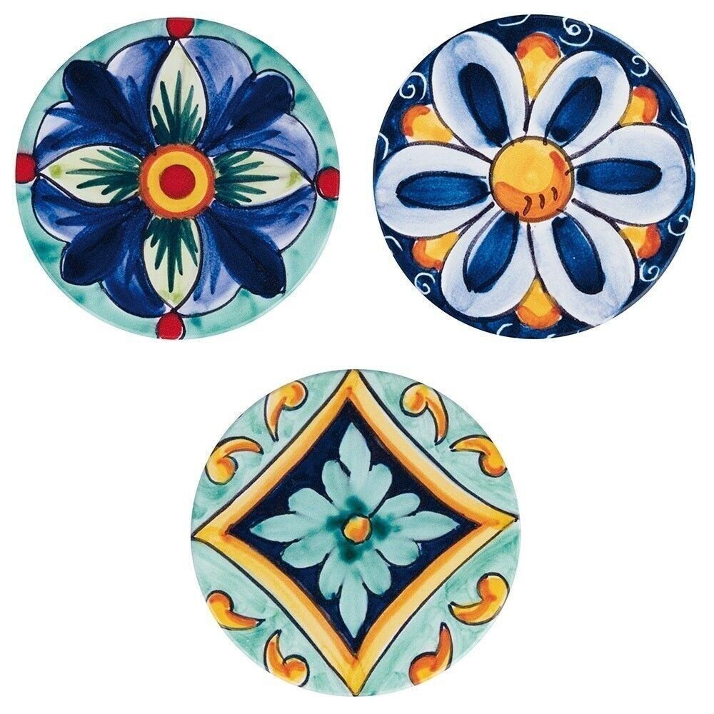 Untersetzer aus Keramik, wärmeisolierender Korkboden, Infinito 3 ass Model 2