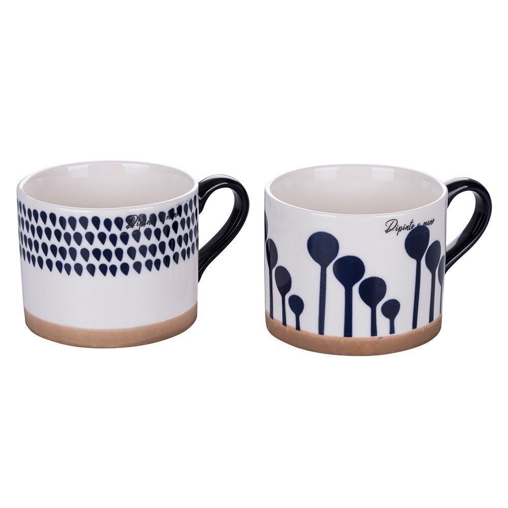 Tasse petit-déjeuner 400 ml en porcelaine fine, MasaiBlu Modèle 2