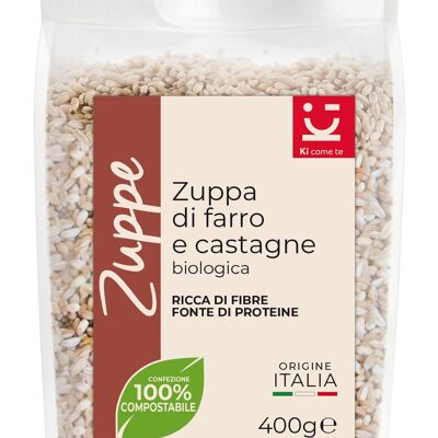 Zuppa di farro e castagne