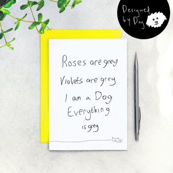 Roses Are Grey Anniversary Card 2