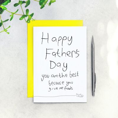 Father's Day Dog Card