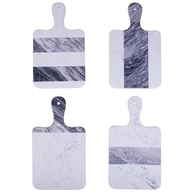 Trivet/Ceramic cutting board, bottom in thermo-insulating cork, Marble 4ass