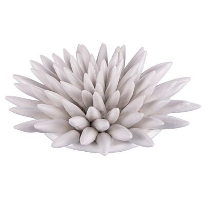 Decorative Sea Urchin in white ceramic, Big Fish