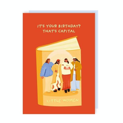 Little Women Birthday Card Pack of 6