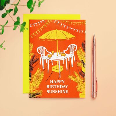 Buon compleanno Sunshine Card