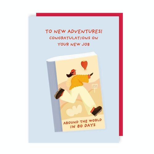 Around The World In 80 Days New Job Card Pack of 6