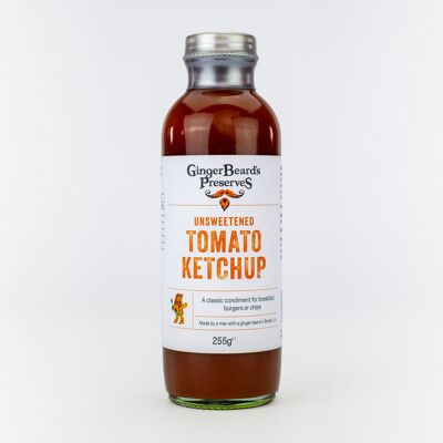 Ketchup de tomate sin azúcar