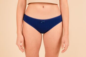 Culotte menstruelle bleue - flux moyen 1