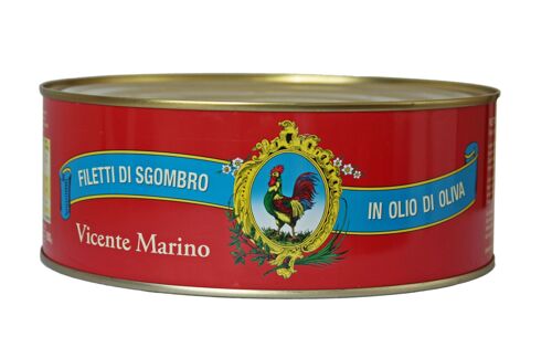 Filetti di sgombro in olio di oliva da 1730 g