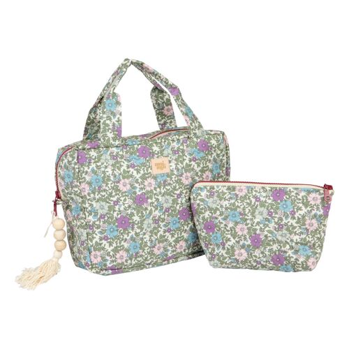 Makeup Bag set "Pastel Meadow"