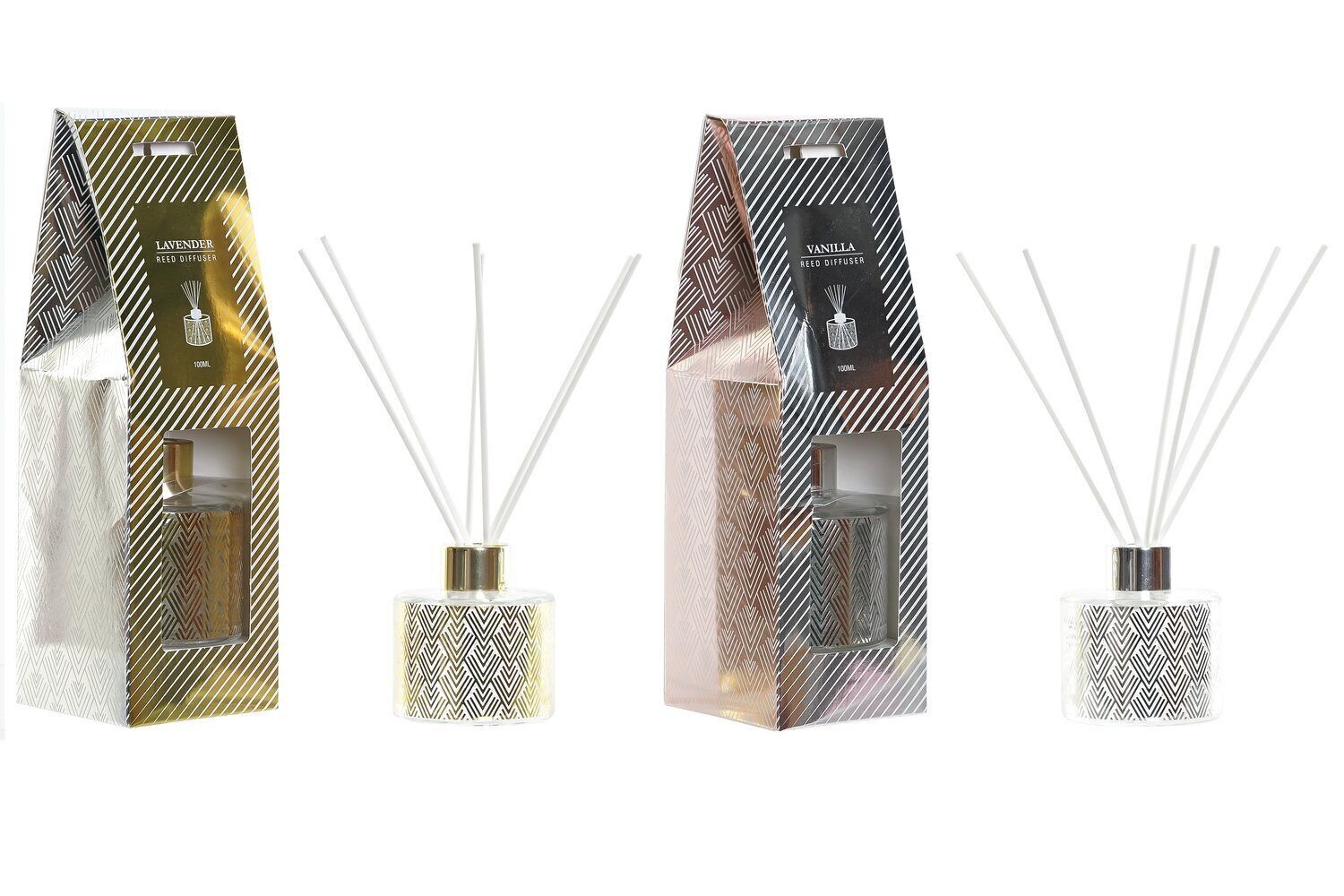 AMBIENTADOR MIKADO CRISTAL 7X7X7,5 100 ML, LAVANDA DA186106