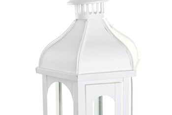 LAMPADAIRE MÉTAL VERRE 20X17X55 BLANC FA192877 2