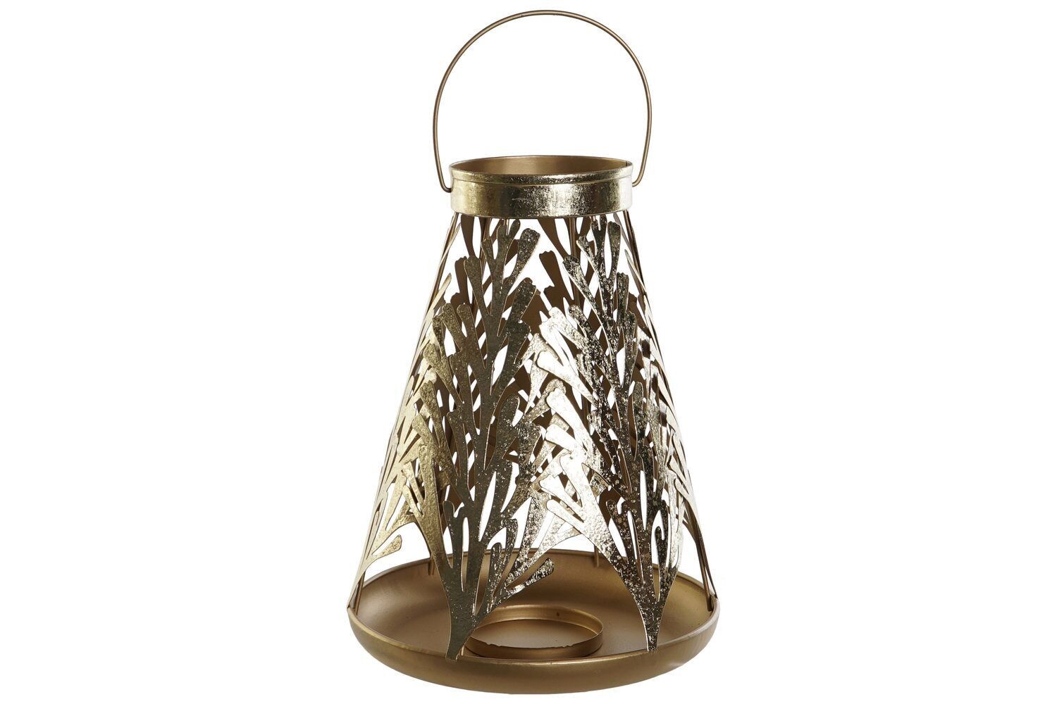 FAROLA METAL 25X25X42 DORADO FA204686