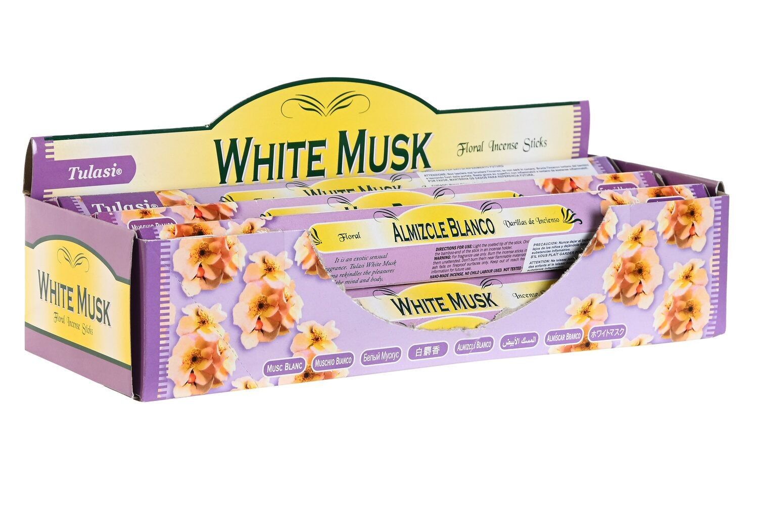 SET BASTONCINI INCENSO 20 AROMA 25X4X4 25 CM, MUSCHIO IN104262