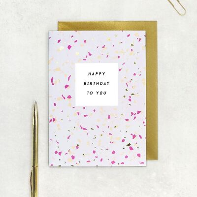 Happy Birthday To You Birthday Card