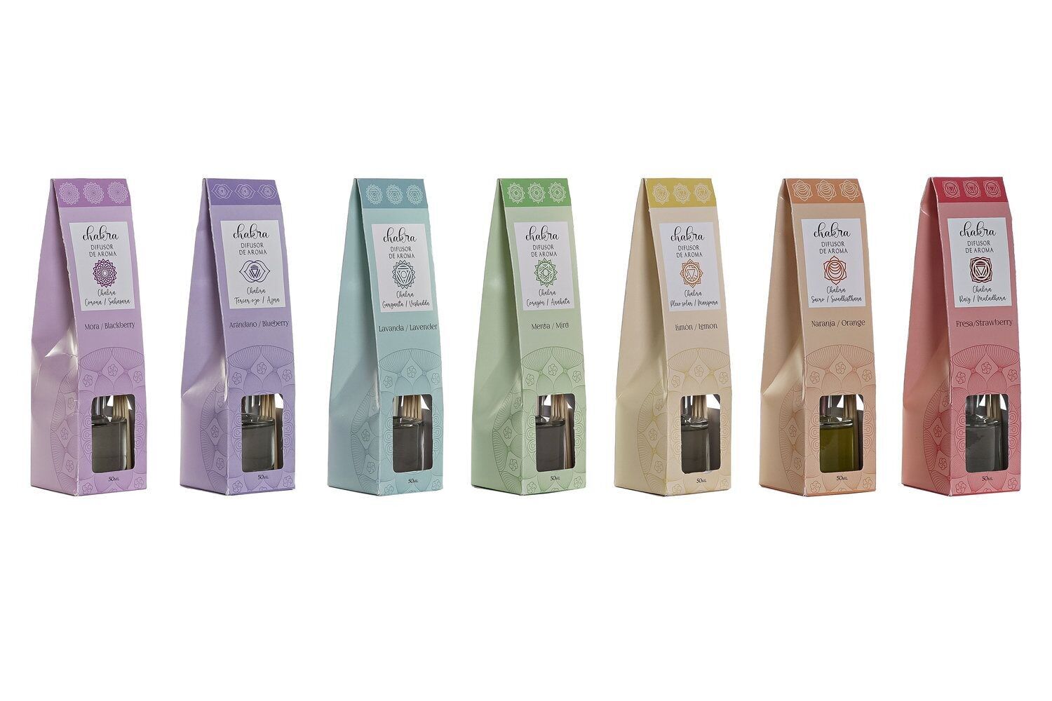 MIKADO DEODORANTE PER AMBIENTE CRISTALLO 6X5X21 50 ML, CHAKRA 7 IN186242