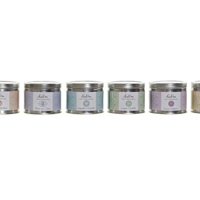 WAX PERFUME CANDLE 7.5X7.5X6 CHAKRAS 7 ASSORTED. AUTUMN IN186245