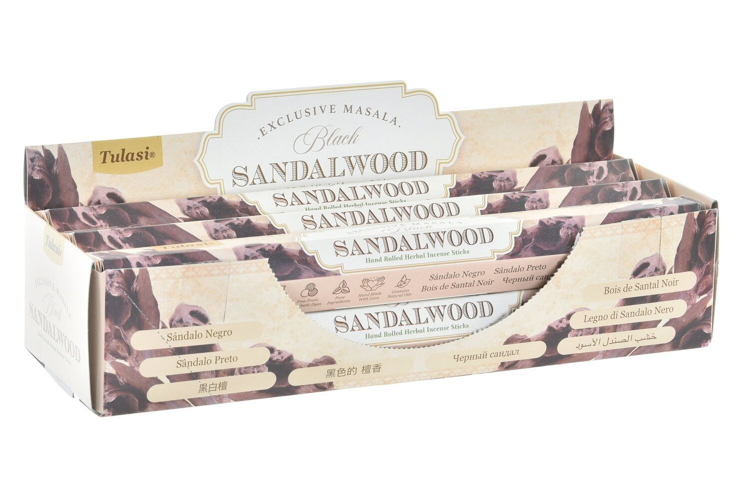 SET BASTONCINI INCENSO 15 AROMA 25X8.5X6 24 CM, MASSA IN197933