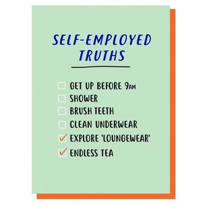 Self-Employed Truths Leaving/New Job Card