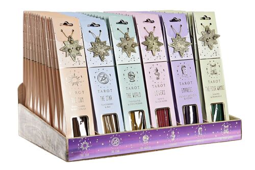 INCIENSO VARILLA SET 30 AROMA 6,5X2,3X30,5 TAROT 6 IN200933