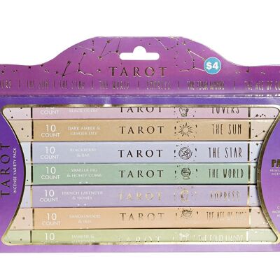 INCIENSO VARILLA SET 70 AROMA MADERA 27X2X18 TAROT IN200935