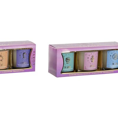 CANDLE SET 3 WAX 17X5X6 50 GR, SCENTED 2 SURT. IN200940