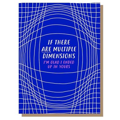 Multiple Dimensions Valentines / Anniversary card